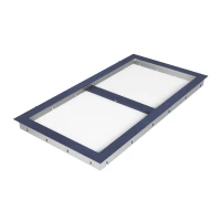 Porta in vetro motorizzato per cantina sotterranea – Colore RAL personalizzato (640x1000 mm)