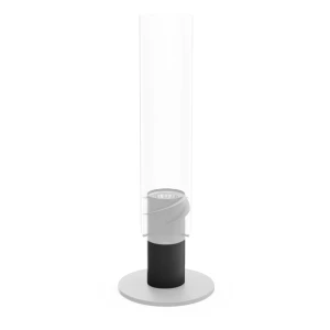 Supporto SPIN 1200 in argento per caminetto a bioetanolo