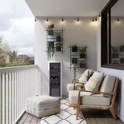 Caso BBQ Cooler M | Frigo vino elegante stile minimal BBQ Cooler M-R