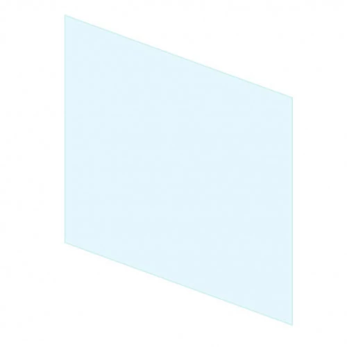 FOCO Glass 1200 mm - Pannello in vetro completo per caminetti Pannello in vetro FOCO Glass 1200 mm per caminetti