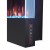 Camino elettrico verticale da parete Allure - Nero