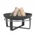 Voring - Braciere nero da esterno di Cook King con diametro di 80 cm