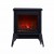 Camino elettrico freestanding nero di ScandiFlames Electric