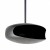 Camino a soffitto nero UFO-60 Hein & Haugaard artigianale