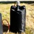 Copertura per bombola del gas nera - accessorio per caminetti a gas da esterno