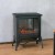 Camino elettrico freestanding nero di ScandiFlames Electric