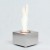 Elegante Biocamino Cubico in acciaio inossidabile, design moderno di ScandiFlames