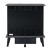 Caminetto ad acqua Stockbridge nero