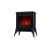 Camino elettrico freestanding nero di ScandiFlames Electric