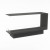 Foco Myst Room Divider 1200 - Camino a vapore trifacciale nero da incasso