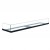 Venstre 90cm glas hjoernepejs