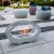 Biocamino da tavolo Oval in bianco o nero, design moderno