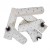 Legno di betulla ceramico decorativo - 6 pezzi