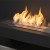 Bruciatore a bioetanolo Slimline 500 di Icon Fires in acciaio inossidabile
