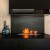 Bruciatore a bioetanolo Slimline 500 di Icon Fires in acciaio inossidabile