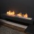 Bruciatore Slimline 800 di Icon Fires in acciaio inossidabile