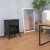 Camino elettrico freestanding nero di ScandiFlames Electric