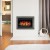 LED 3D - Camino elettrico da incasso nero - 87 cm