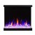 Camino Elettrico LED 60 nero da incasso con fiamme realistiche