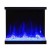 Camino Elettrico LED 60 nero da incasso con fiamme realistiche