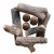 Legno ceramico decorativo - 9 pezzi