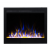 Camino elettrico a incasso LED Pro 77 cm con fiamme realistiche e design moderno