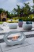 Biocamino da tavolo Oval in bianco o nero, design moderno