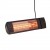 Riscaldatore Eco High-line 1500W nero con design moderno per terrazze e balconi