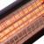 Riscaldatore Eco High-line 1500W nero con design moderno per terrazze e balconi