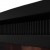 Camino elettrico Supreme da incasso - 80 cm, nero, elegante e moderno