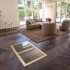 Vinorage Porta in vetro per cantina 64x100 cm - ottone 