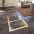 Vinorage Porta in vetro per cantina - 800x1500mm - ottone