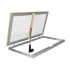 Vinorage Porta in vetro per cantina 64x100 cm - ottone 